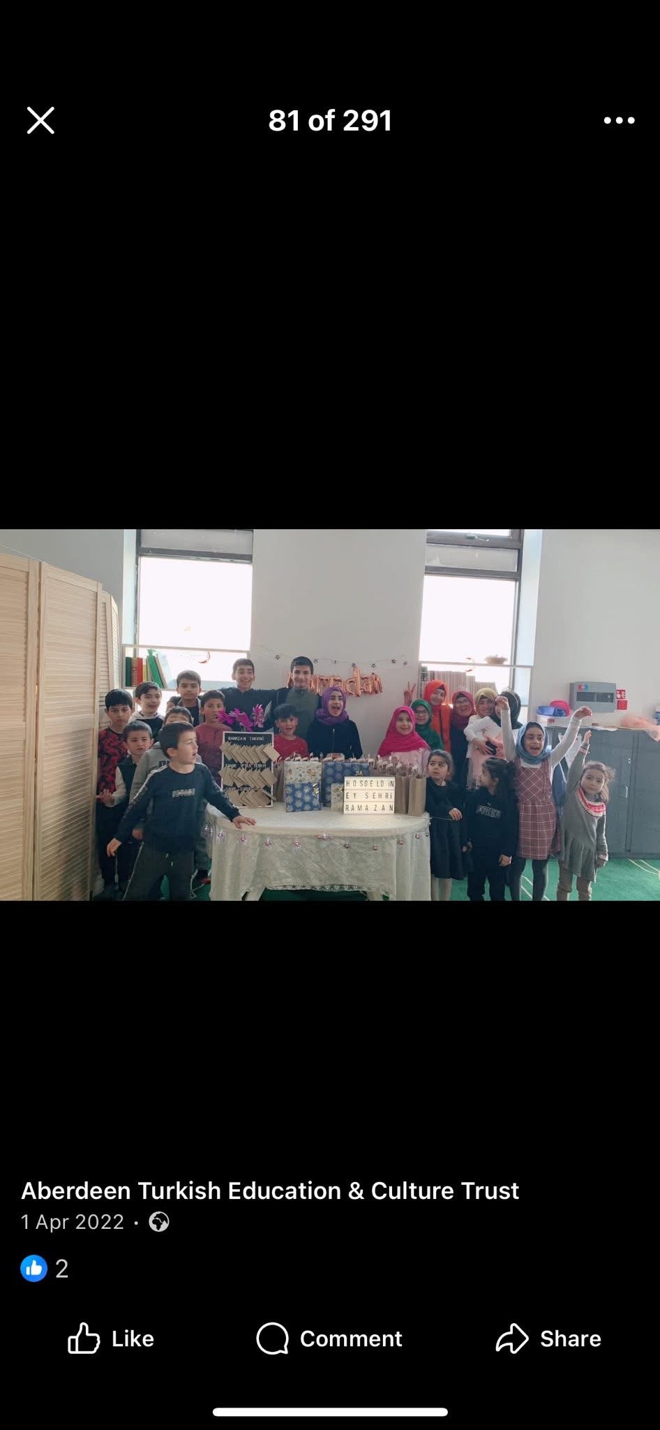 Aile Türk kültür kutlaması